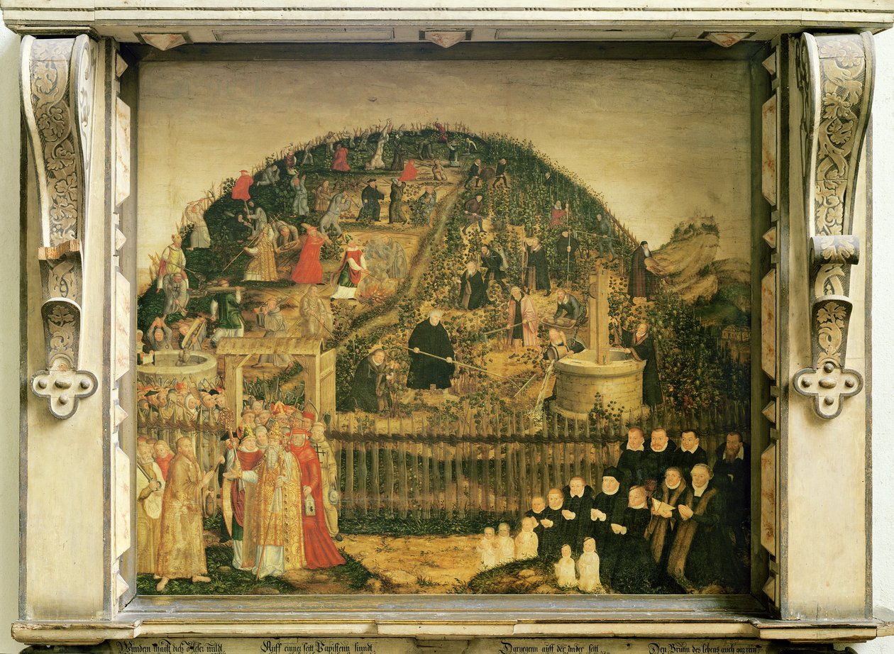 La viña del Señor, 1569 de Lucas Cranach the Younger