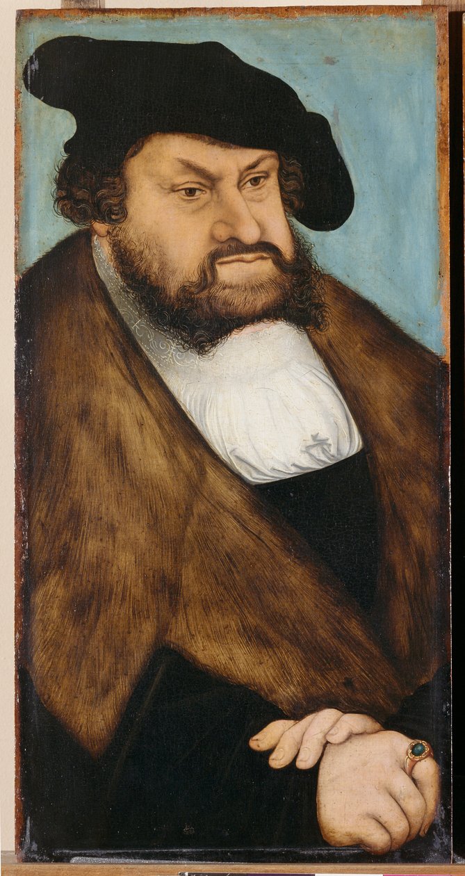 Retrato de Juan el Constante de Sajonia de Lucas Cranach the Elder