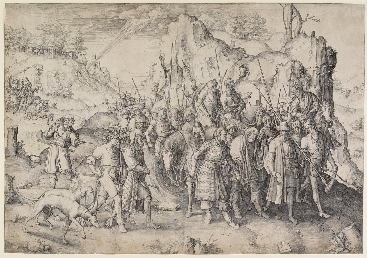 Conversión de San Pablo, 1509 de Lucas van Leyden