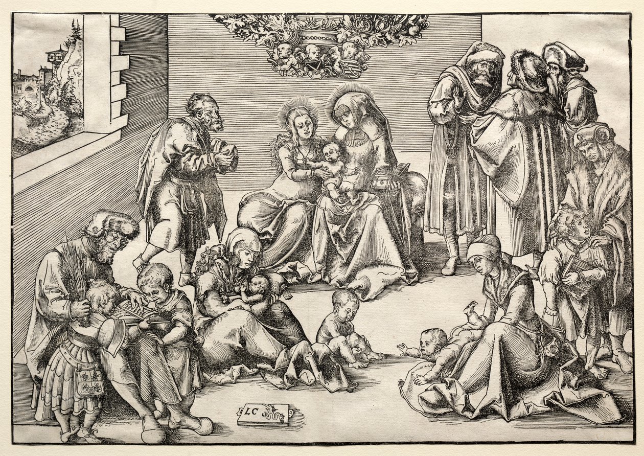 La Sagrada Familia y Parientes de Lucas Cranach