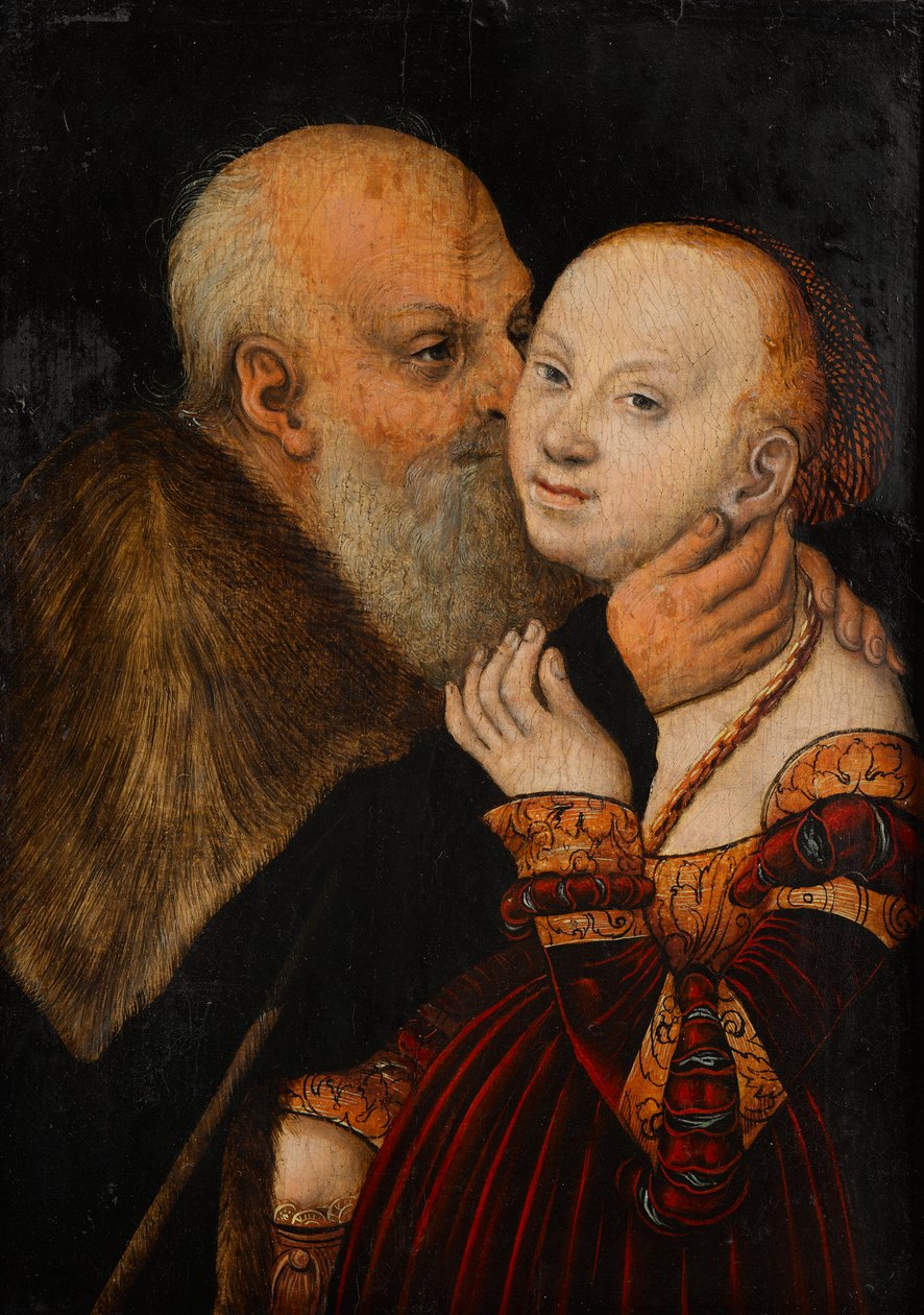 La pareja dispareja de Lucas Cranach d. Ä.