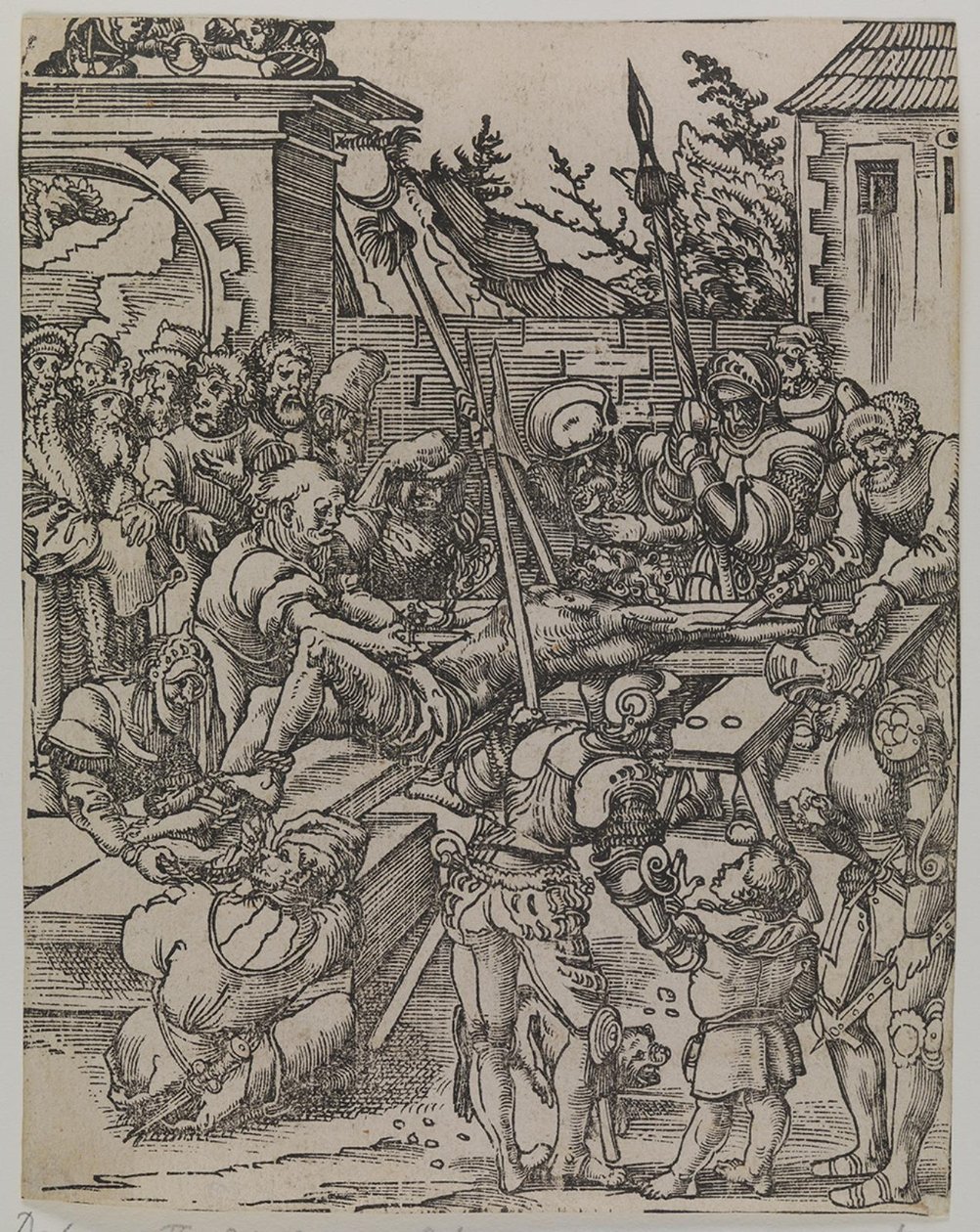 El martirio de San Bartolomé de Lucas Cranach d.Æ.