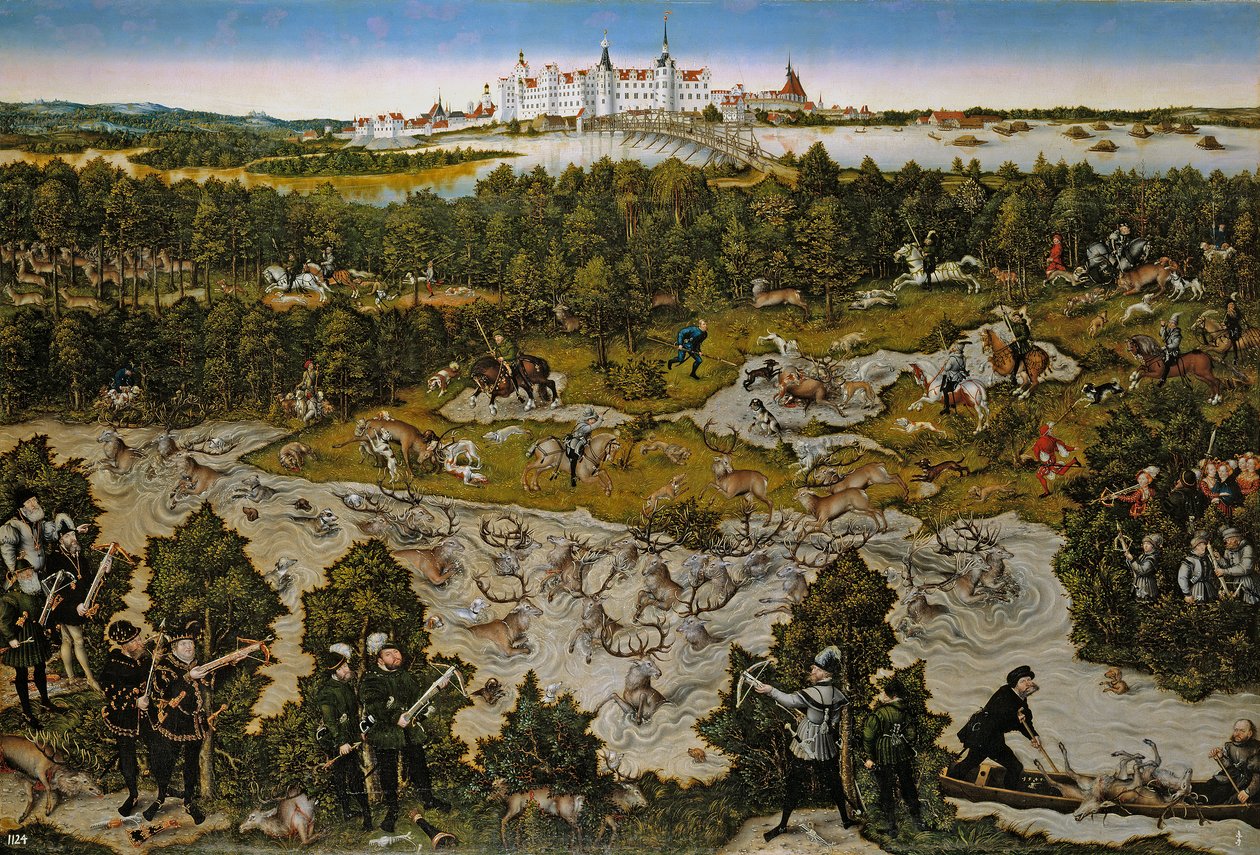 La caza del ciervo de Lucas Cranach the Elder