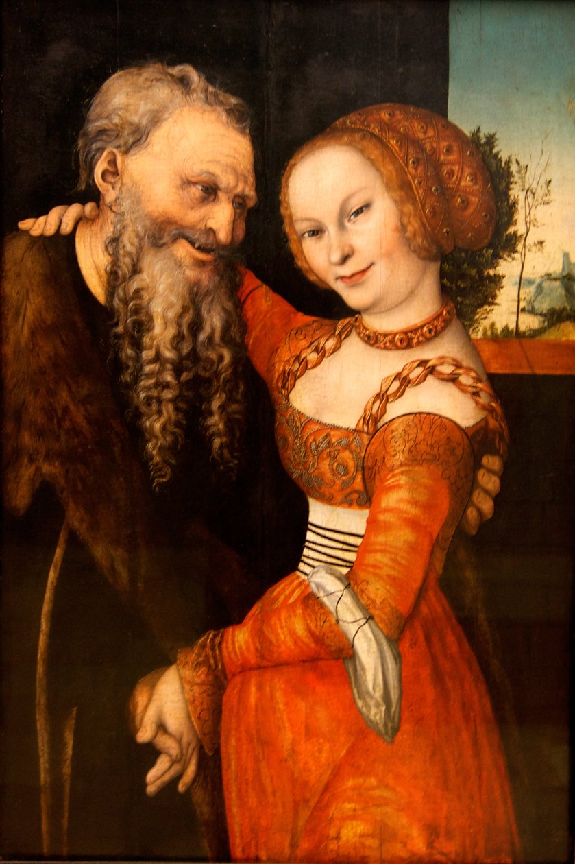 Una pareja mal avenida de Lucas Cranach the Elder