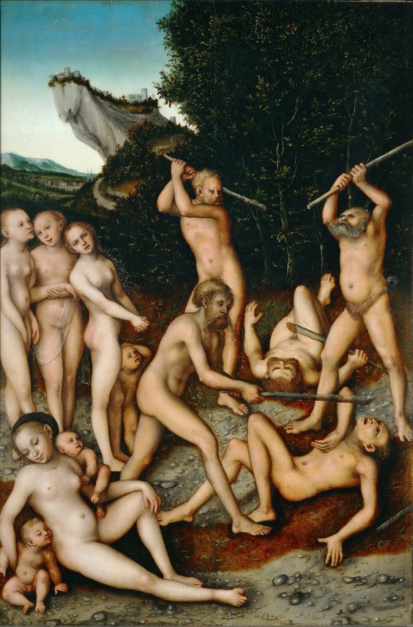 Los Frutos de los Celos (La Edad de Plata) de Lucas Cranach the Elder