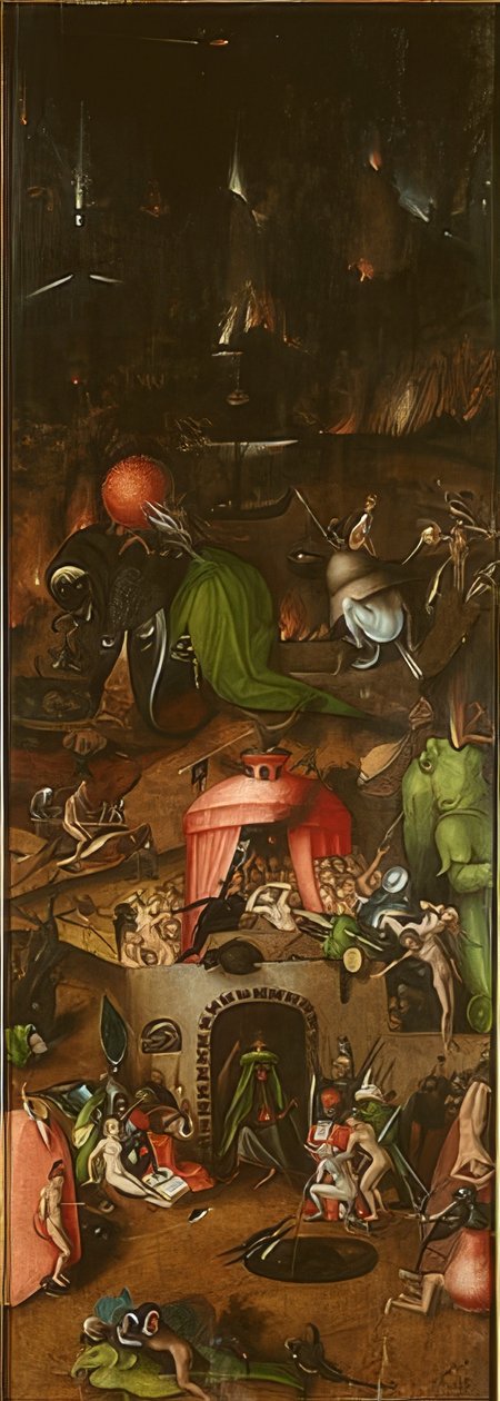 Retablo con el Juicio Final. Alrededor de 1524 de Lucas Cranach the Elder