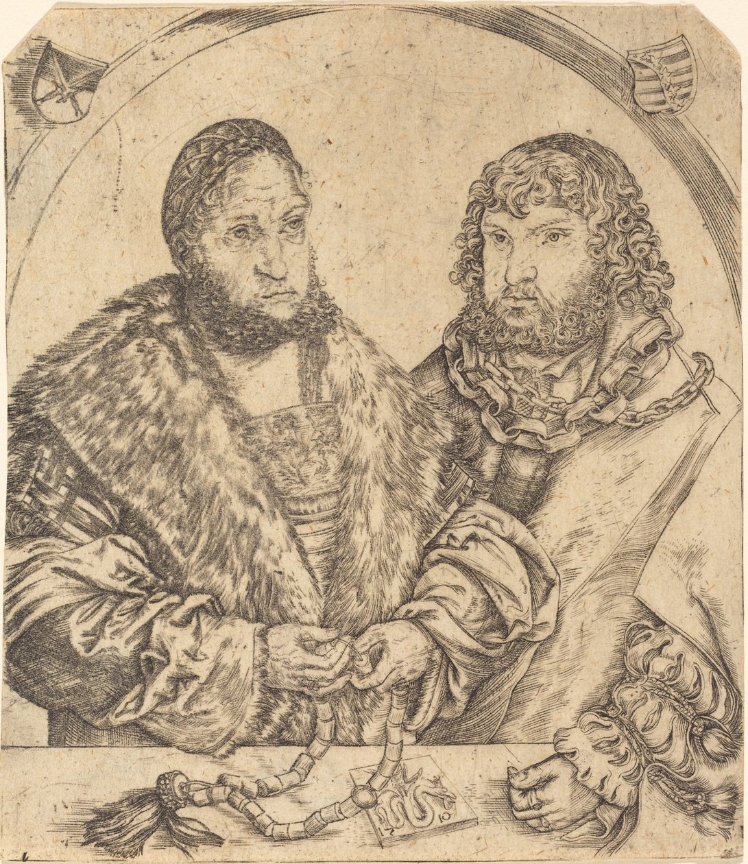 Federico el Sabio y Juan el Constante de Sajonia de Lucas Cranach the Elder