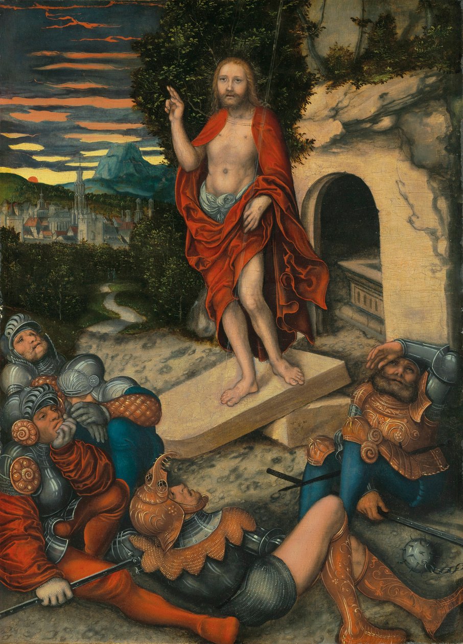 Alemán: Auferstehung Christi La resurrección de Cristo de Lucas Cranach the Elder