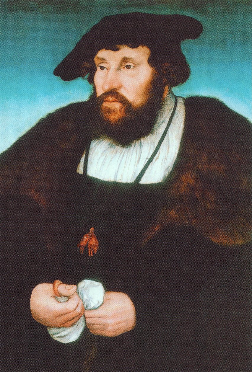 Alemán: Bildnis Christians II., König von Dänemark Retrato de Christian II., Rey de Dinamarca de Lucas Cranach the Elder