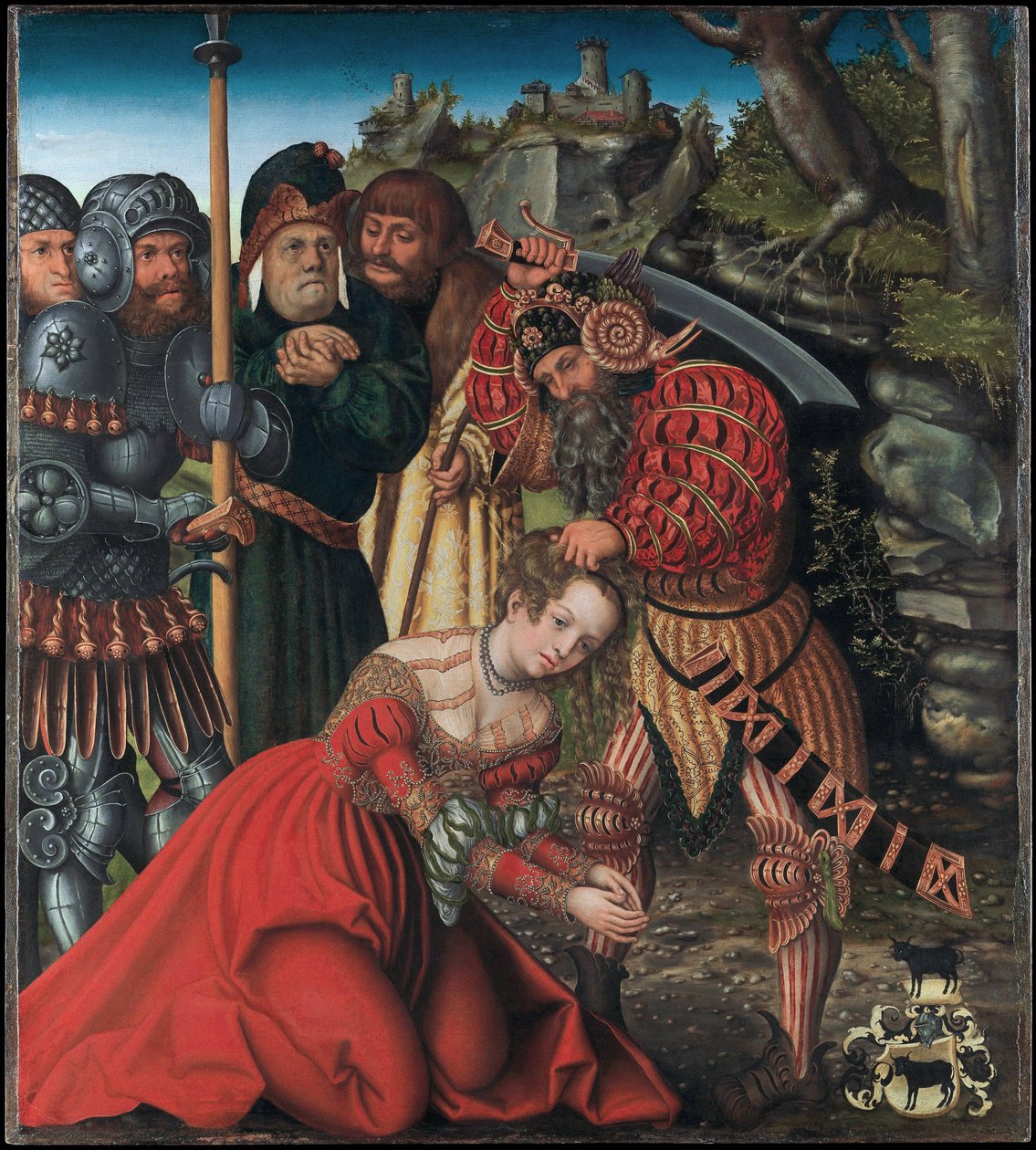 Alemán: Das Martyrium der Heiligen Barbara El martirio de Santa Bárbara de Lucas Cranach the Elder