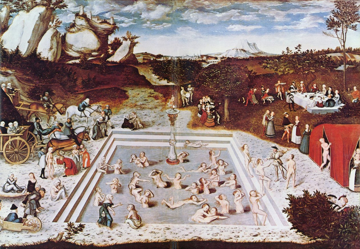 Alemán: Der Jungbrunnen La fuente de la juventud de Lucas Cranach the Elder
