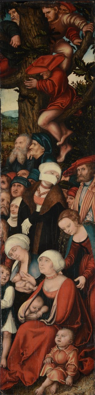 Alemán: Die Predigt Johannes des Täufers Predicación de Juan el Bautista de Lucas Cranach the Elder