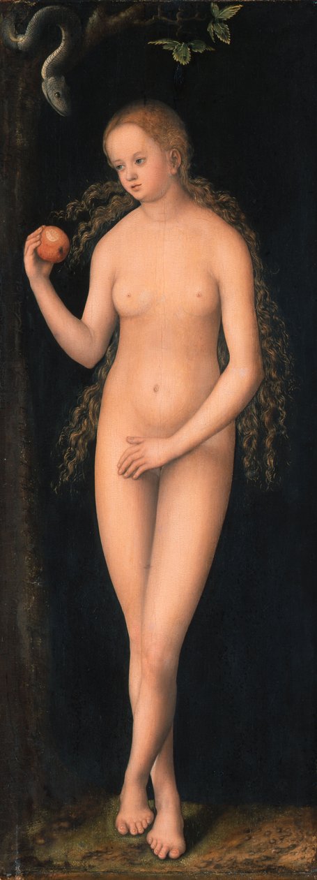 Alemán: Eva Eve de Lucas Cranach the Elder