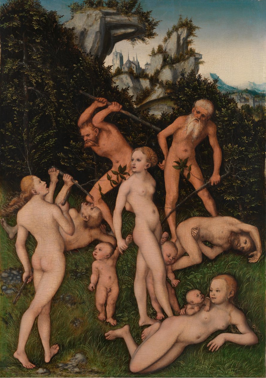 Alemán: Primitives Volk Los frutos de los celos (El final de la Edad de Plata) de Lucas Cranach the Elder