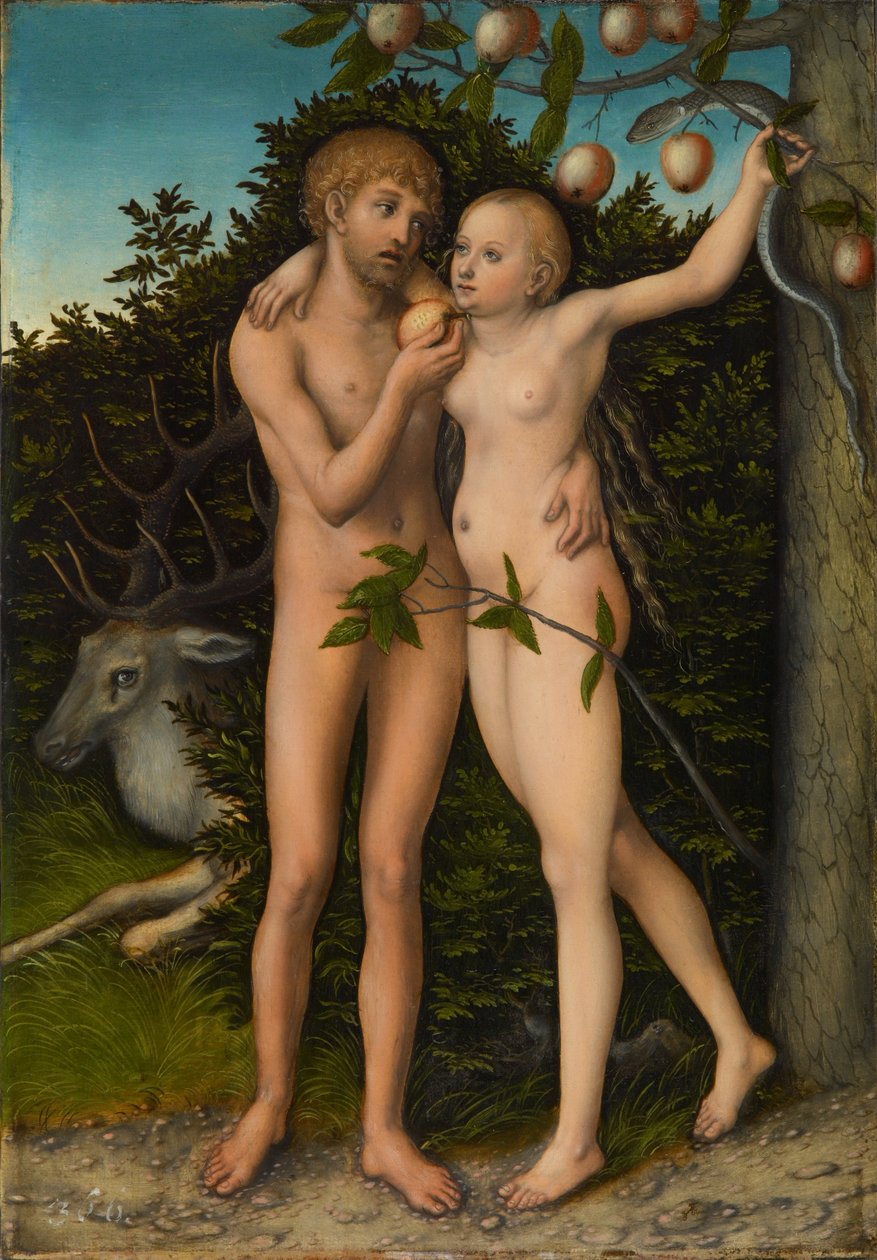 Alemán: Sündenfall La caída del hombre de Lucas Cranach the Elder