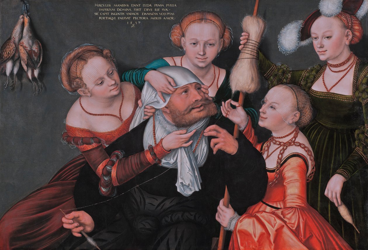 Hércules y Onfalia de Lucas Cranach the Elder
