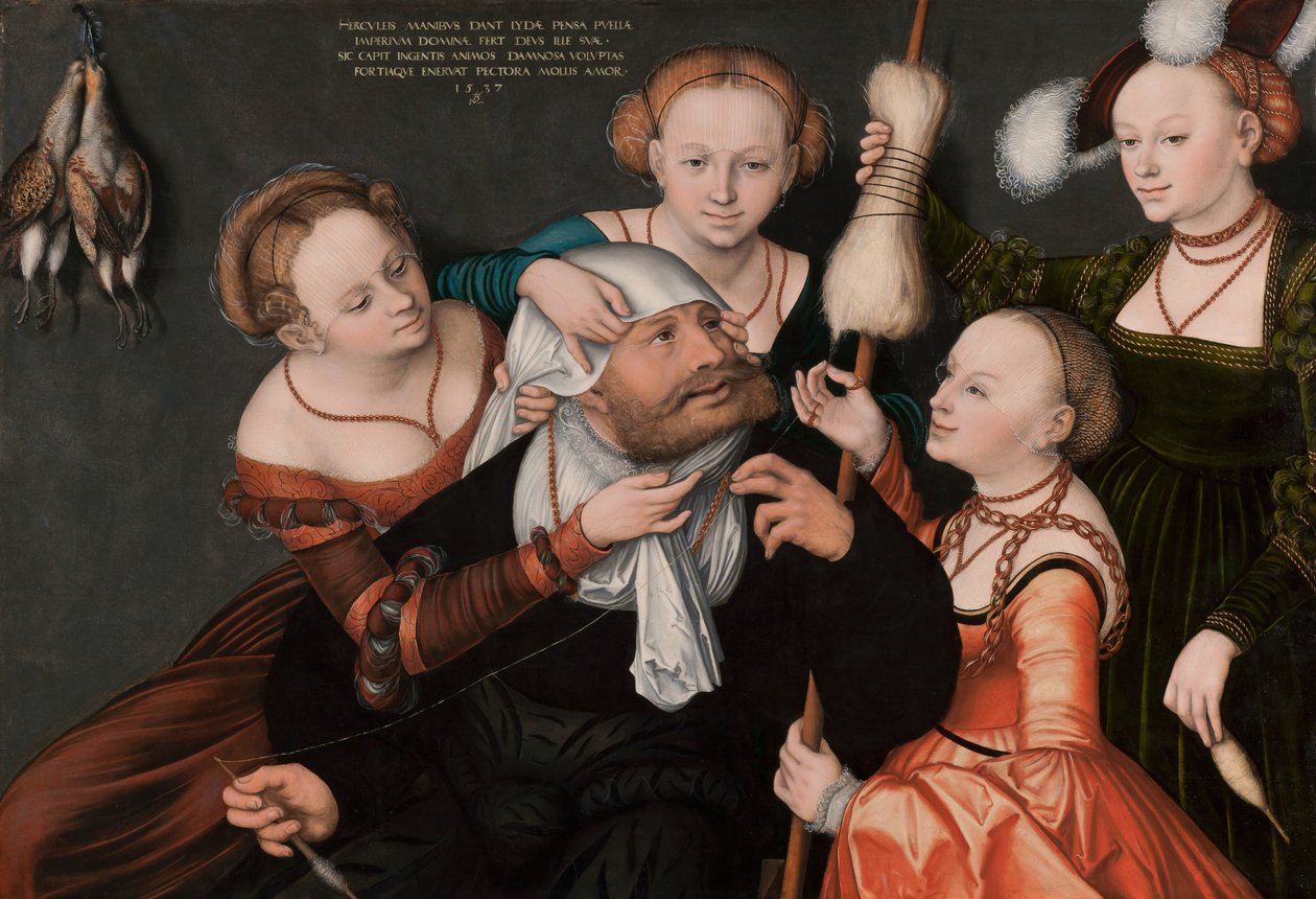 Hércules y Ónfale de Lucas Cranach the Elder