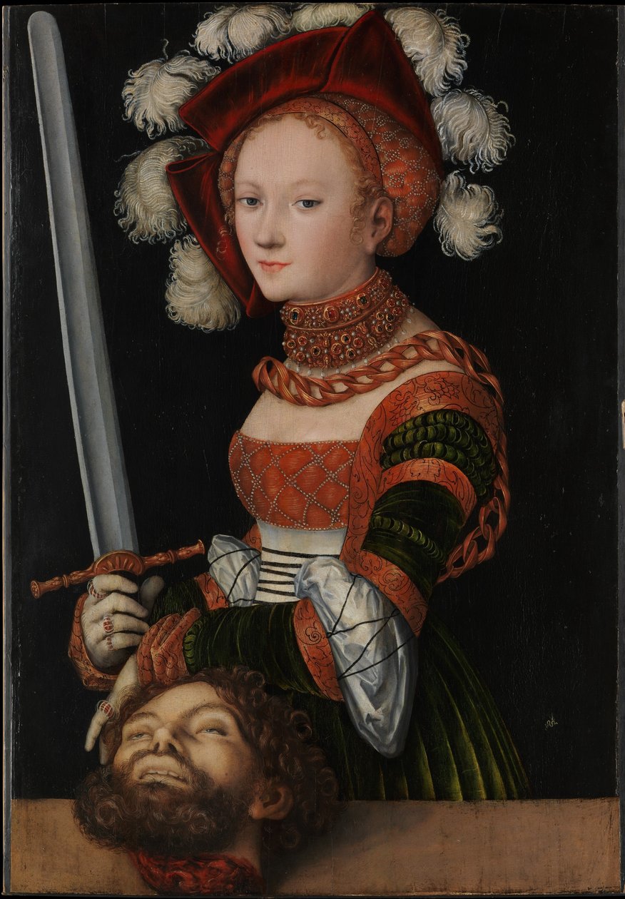 Judith con la cabeza de Holofernes de Lucas Cranach the Elder