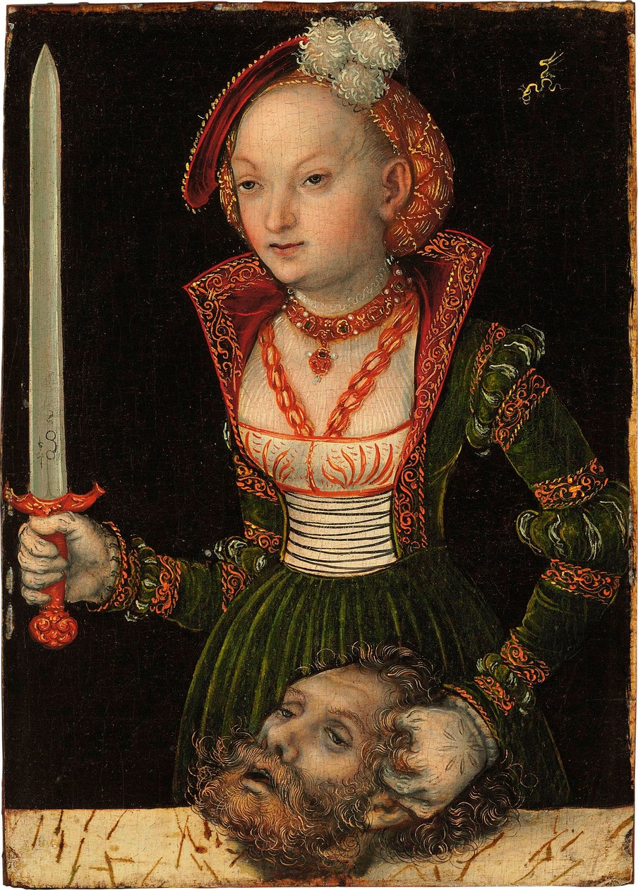 Judith con la cabeza de Holofernes de Lucas Cranach the Elder