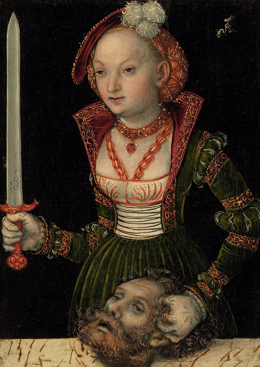 Judith con la cabeza de Holofernes de Lucas Cranach the Elder