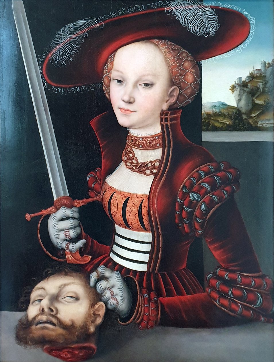 Judith con la cabeza de Holofernes de Lucas Cranach the Elder