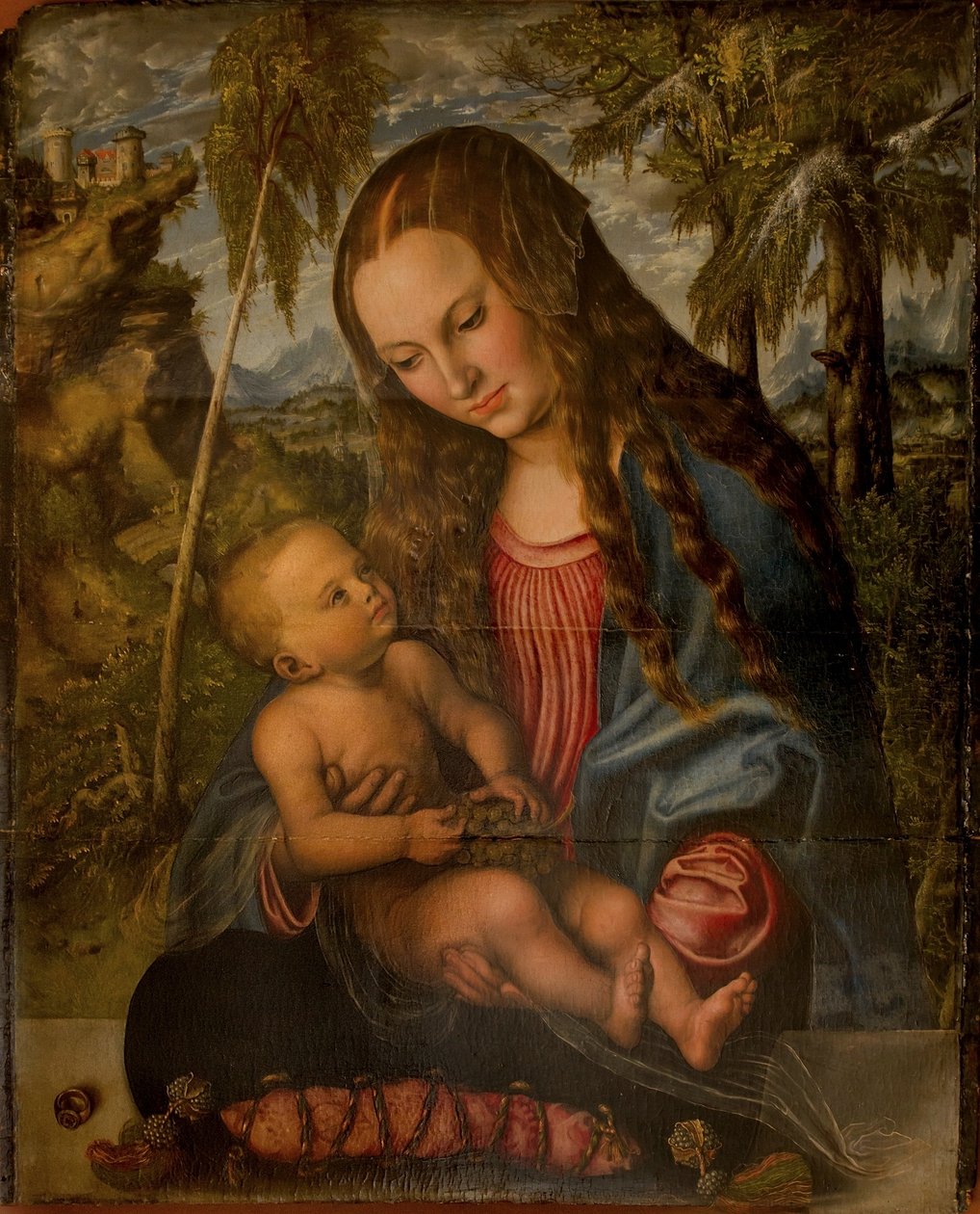 Virgen bajo el abeto de Lucas Cranach the Elder