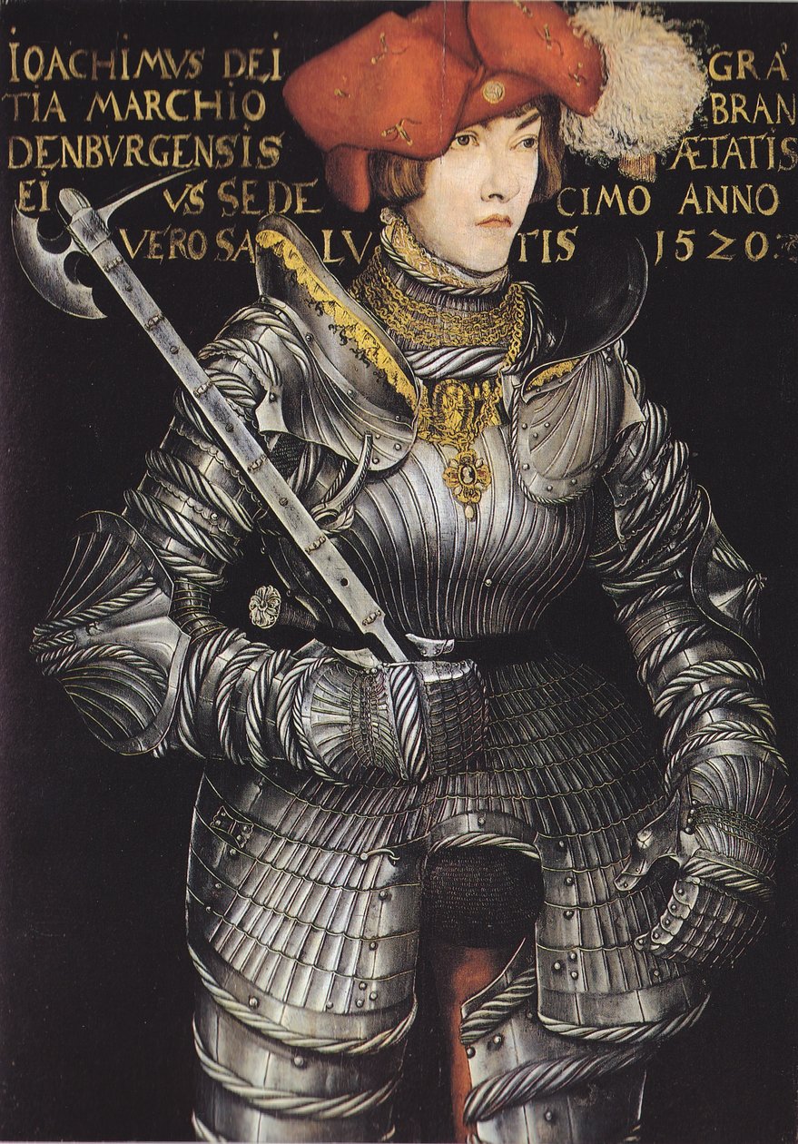 Retrato de Joaquín II de Brandemburgo como príncipe elector de Lucas Cranach the Elder