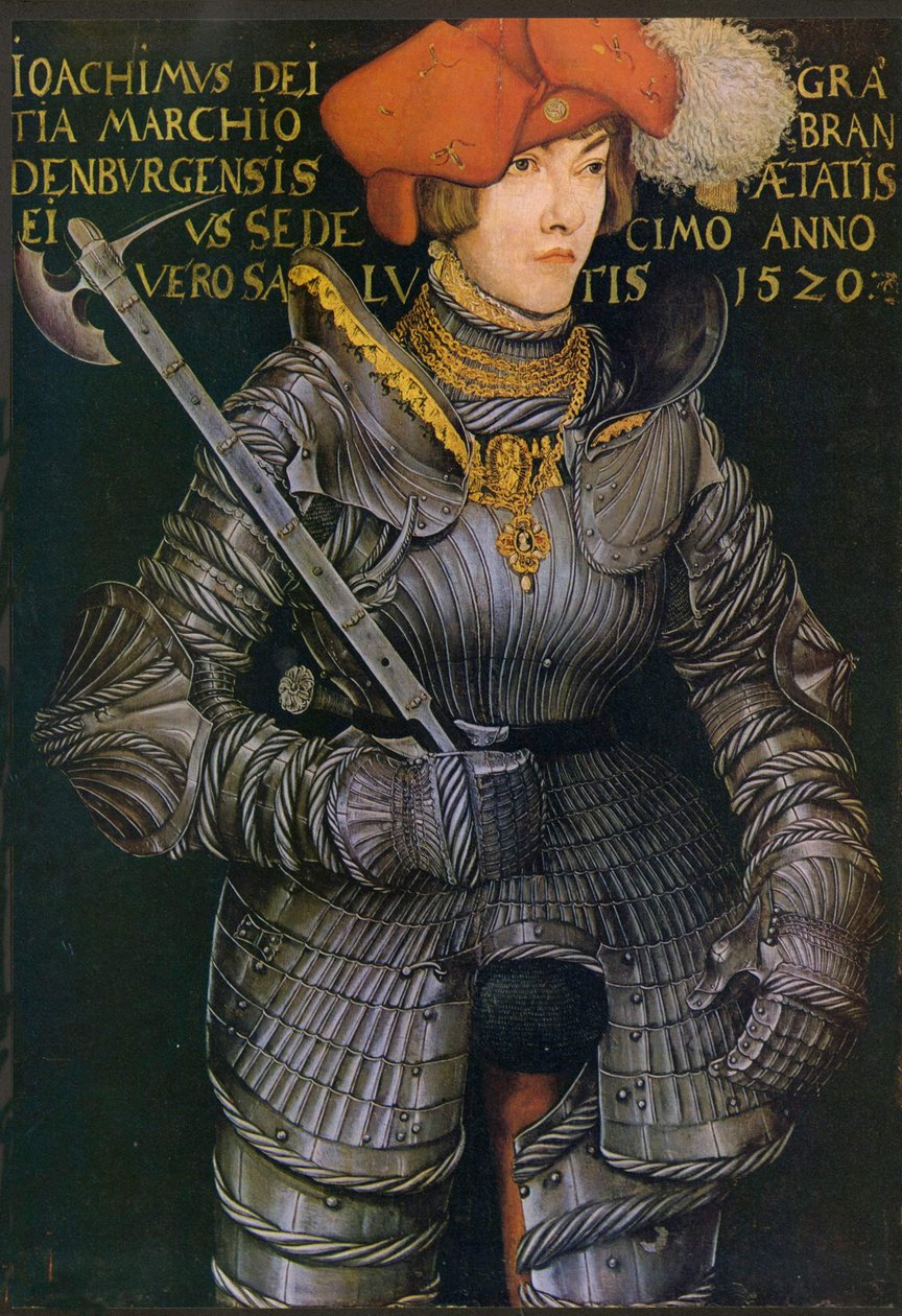 Retrato de Joaquín II de Brandemburgo como príncipe elector de Lucas Cranach the Elder