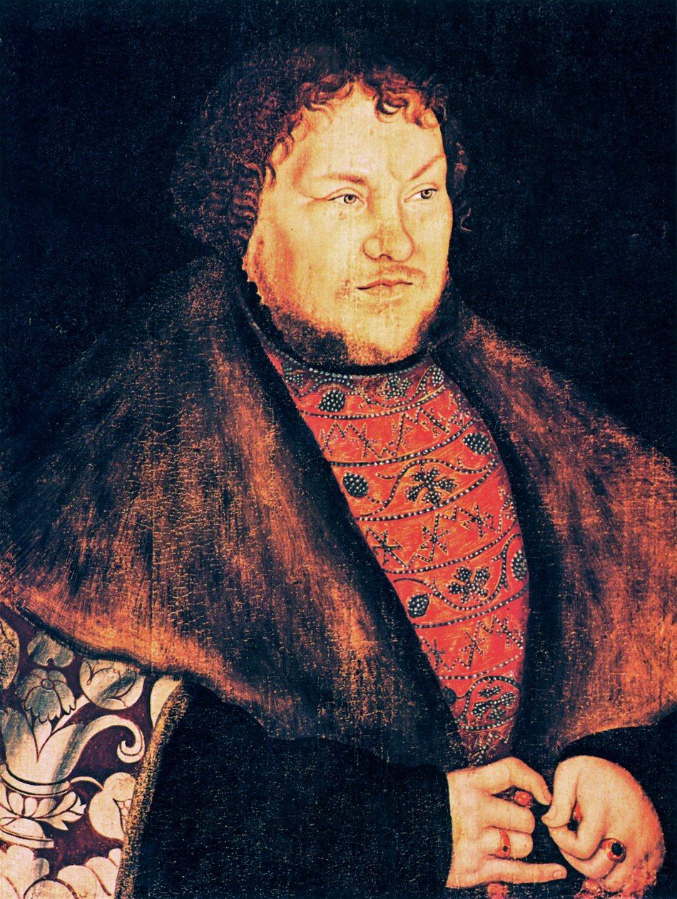 Retrato de Joaquín I de Brandemburgo de Lucas Cranach the Elder