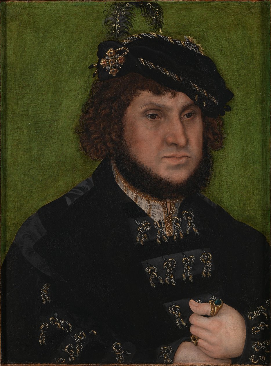 Retrato de Juan, Elector de Sajonia de Lucas Cranach the Elder