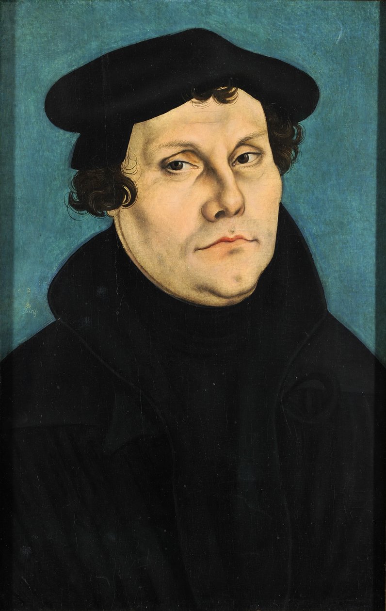 Retrato de Martín Lutero de Lucas Cranach the Elder