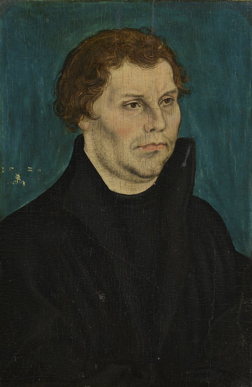 Retratos de Martín Lutero y Katharina von Bora de Lucas Cranach the Elder