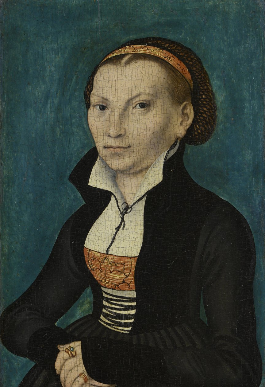 Retratos de Martín Lutero y Katharina von Bora de Lucas Cranach the Elder