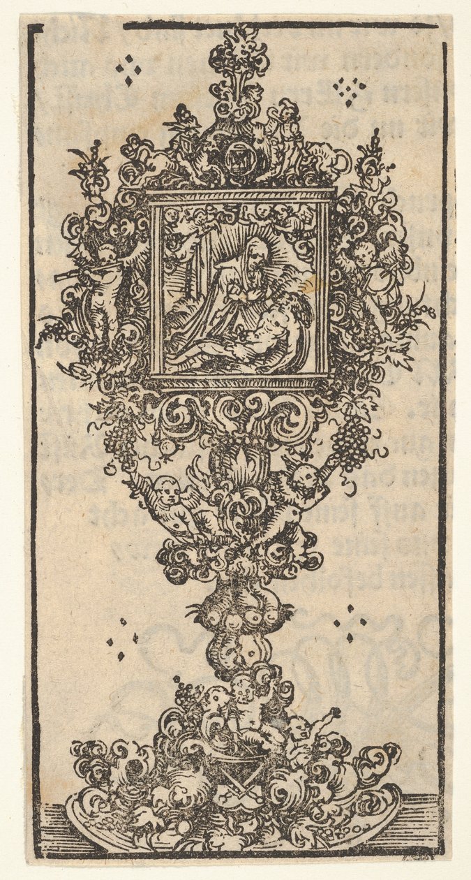 Relicario con una Piedad, de la Gran Serie de Relicarios de Wittenberg de Lucas Cranach the Elder