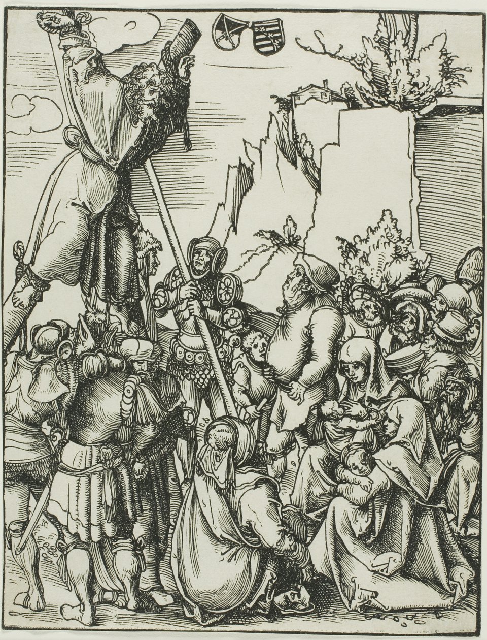 San Andrés, de El martirio de los Apóstoles de Lucas Cranach the Elder