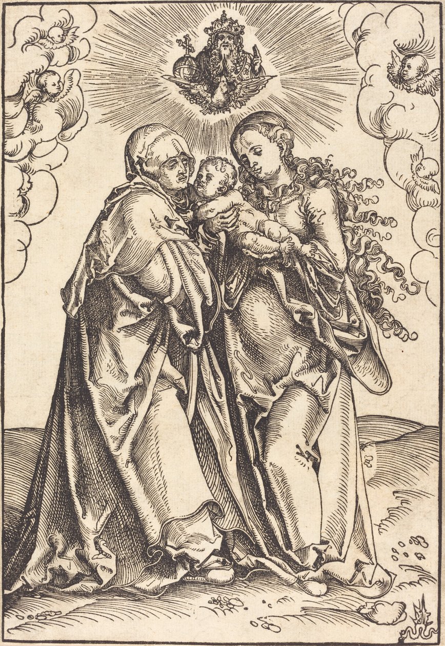 Santa Ana y la Virgen con el Niño de Lucas Cranach the Elder