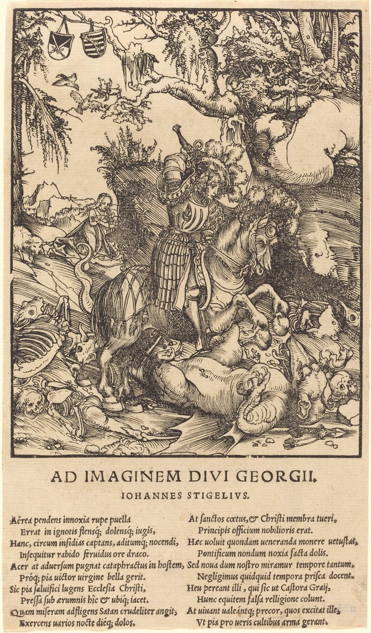 San Jorge y el Dragón de Lucas Cranach the Elder
