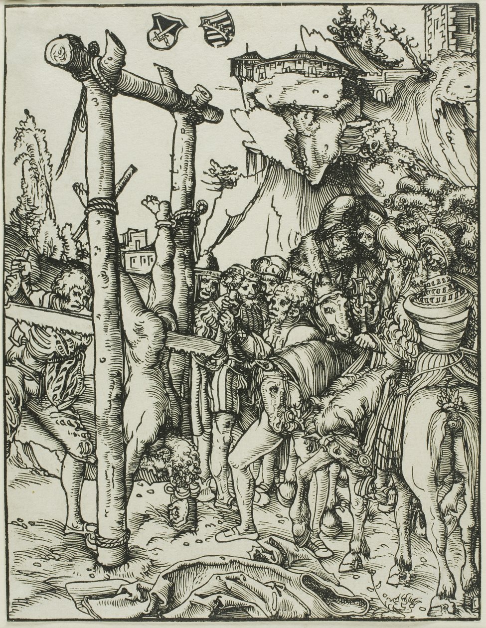 San Simón, de El martirio de los Apóstoles de Lucas Cranach the Elder
