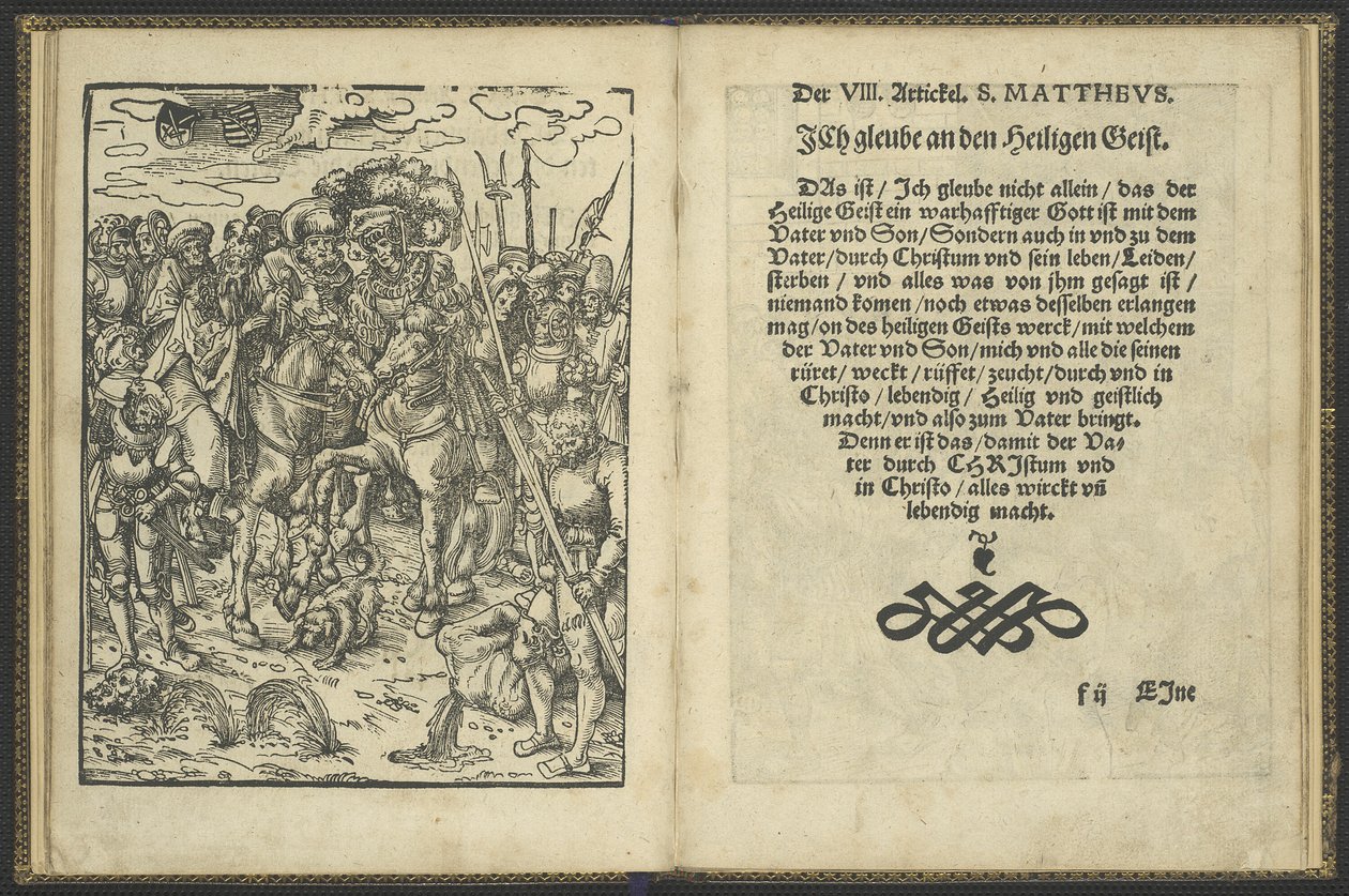 El Credo de los Apóstoles (Símbolo de los Santos Apóstoles) de Lucas Cranach the Elder