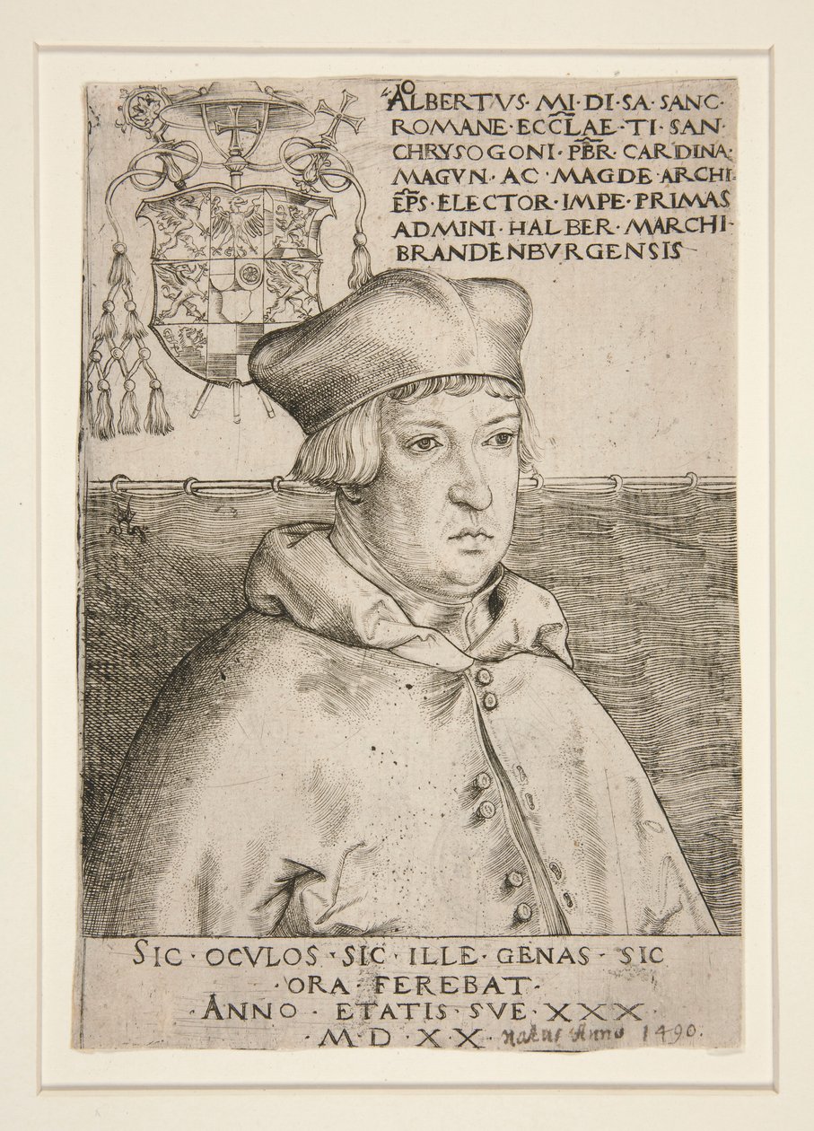 La cardenal albrecht de brandenburgo de Lucas Cranach the Elder