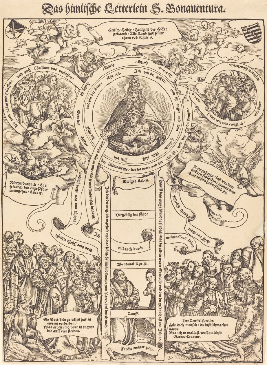 La Escalera Celestial de San Buenaventura de Lucas Cranach the Elder