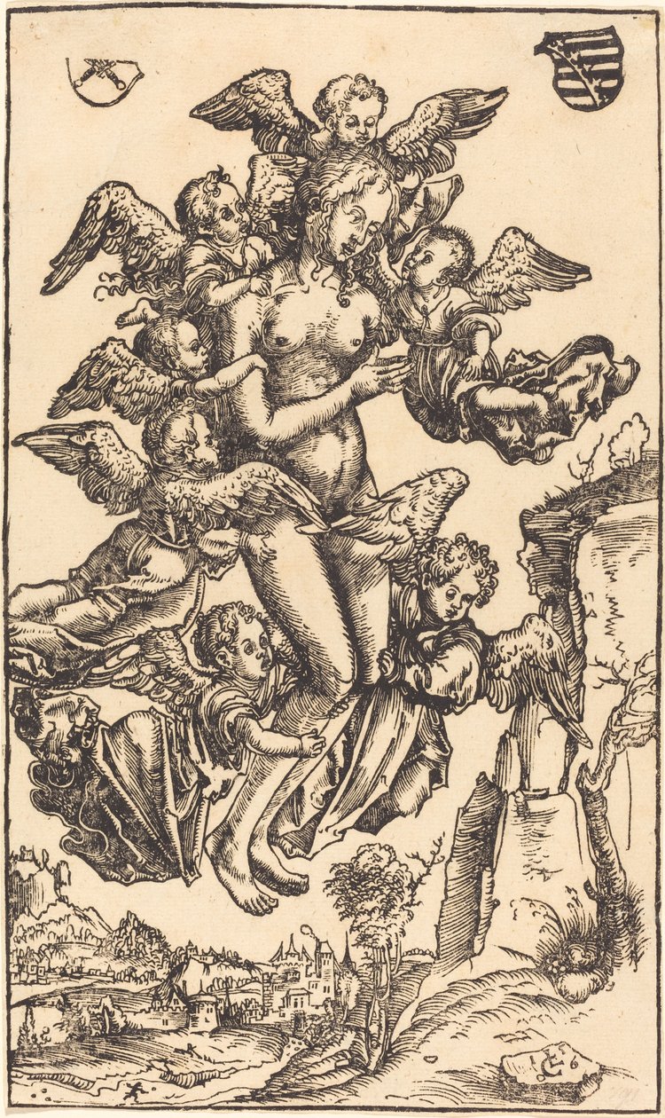 El éxtasis de Santa María Magdalena de Lucas Cranach the Elder