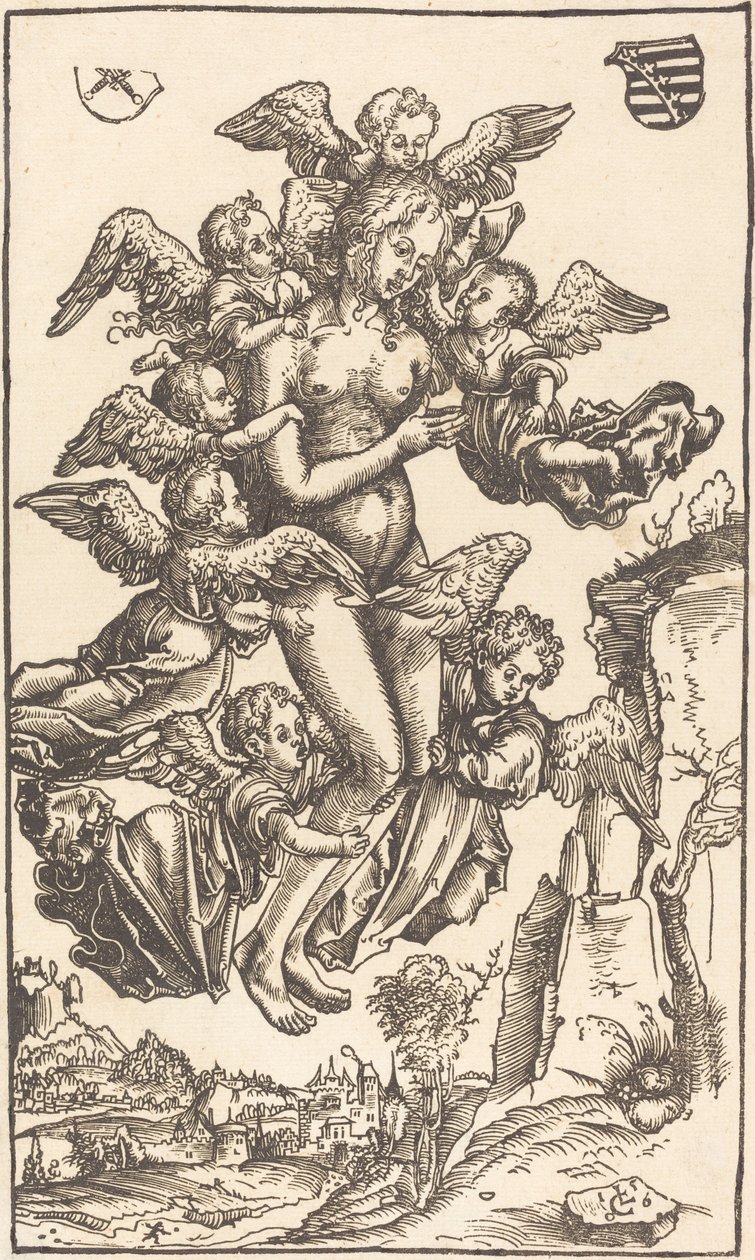 El éxtasis de Santa María Magdalena de Lucas Cranach the Elder