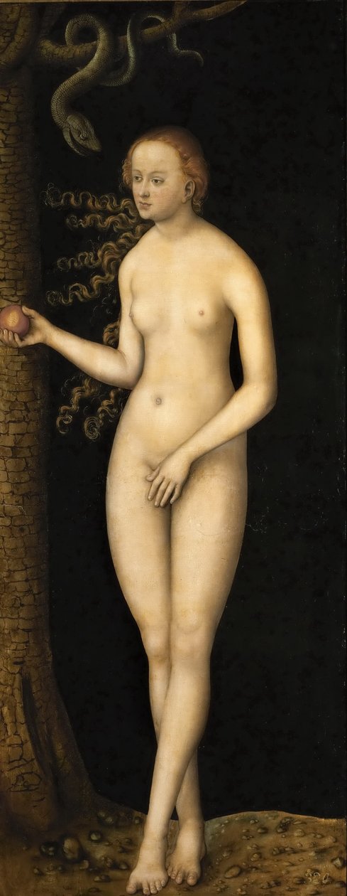 La caída del hombre de Lucas Cranach the Elder