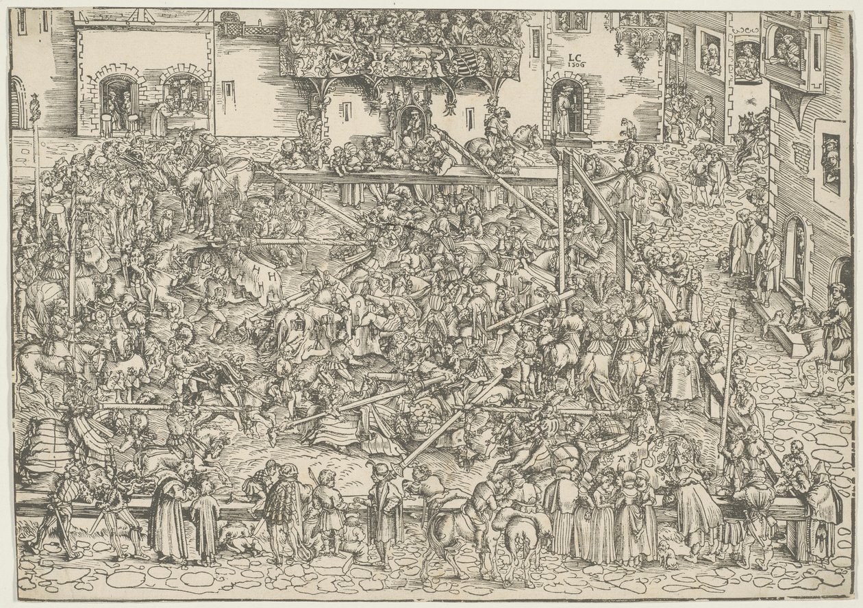 El primer torneo de Lucas Cranach the Elder