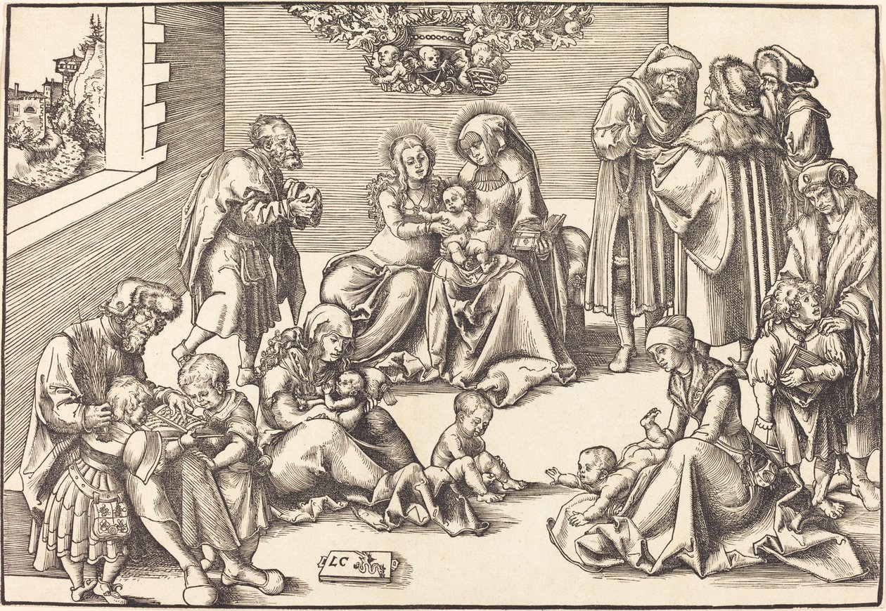 El Parentesco Sagrado de Lucas Cranach the Elder