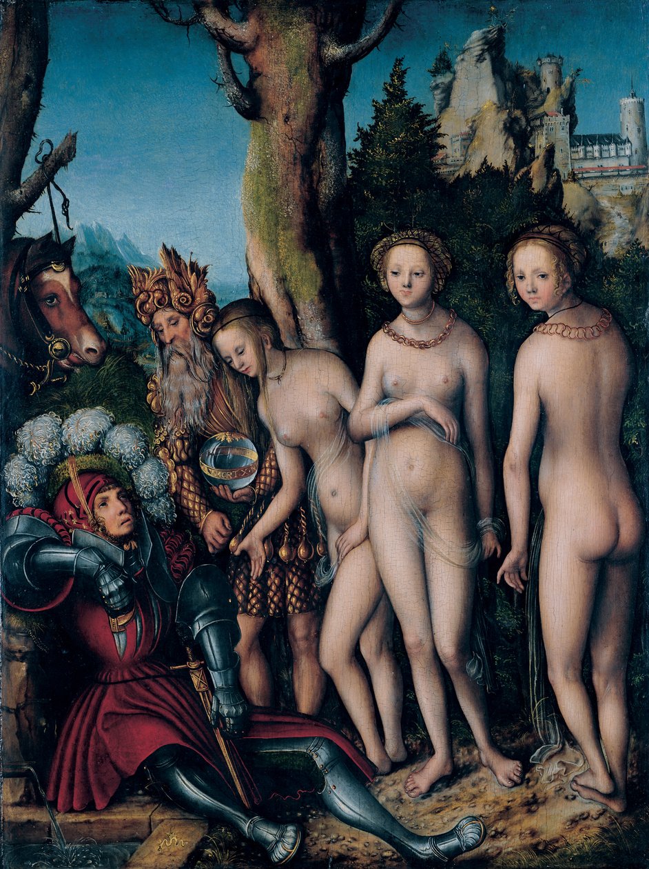 El Juicio de París de Lucas Cranach the Elder