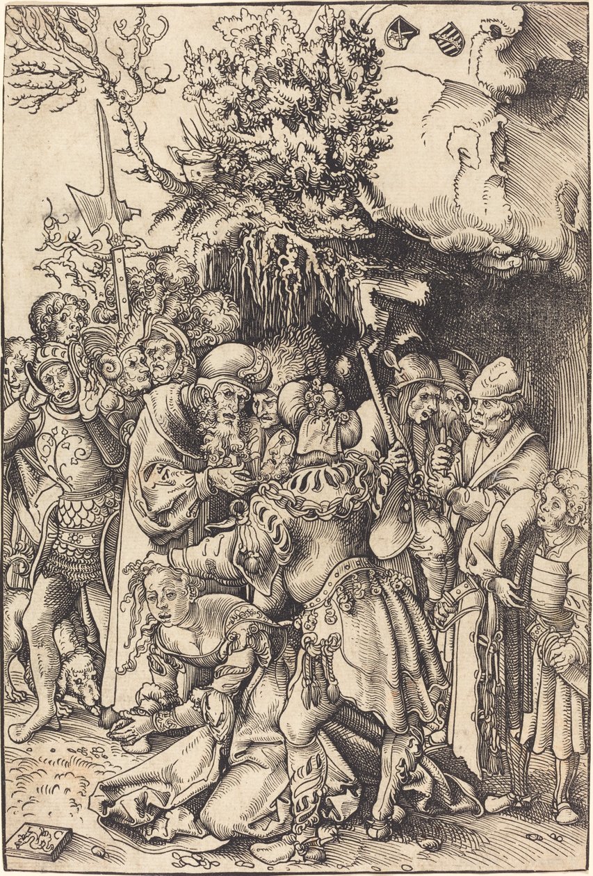 El Martirio de Santa Bárbara de Lucas Cranach the Elder