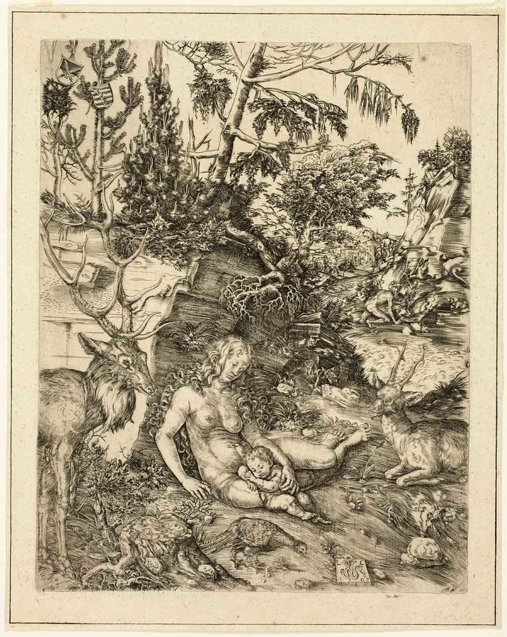 La penitencia de San Juan Crisóstomo de Lucas Cranach the Elder