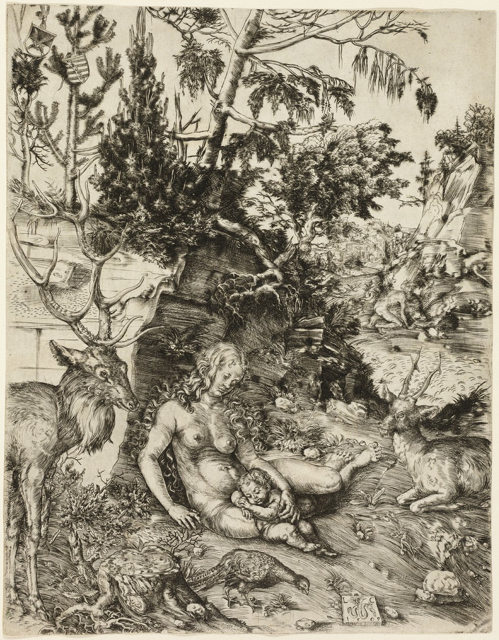 La penitencia de San Juan Crisóstomo de Lucas Cranach the Elder